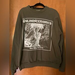 Online Ceramics Nature = Nuture Crewneck Size L